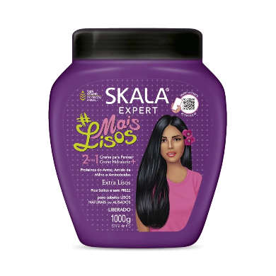 کرم موهای صاف ۲ در ۱ اسکالا مدل SKALA Mais Lisos